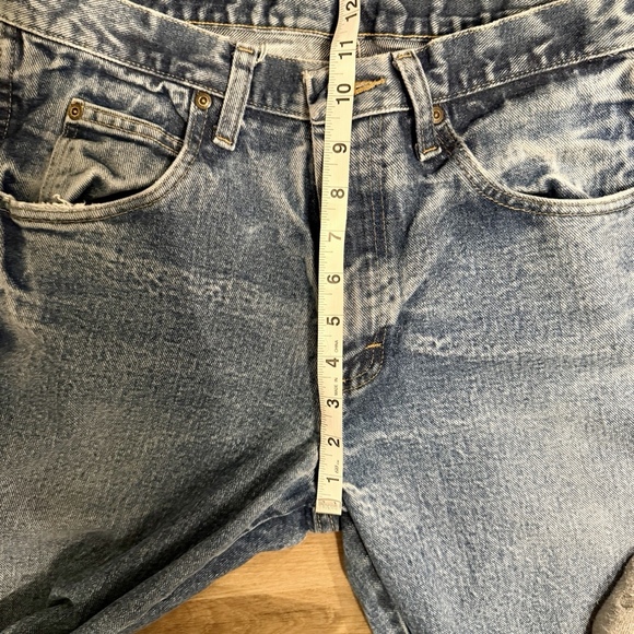 Wrangler Rugged Wear Jeans Men’s 32x34 Blue Denim Straight Leg 90s Y2K - Picture 5 of 8